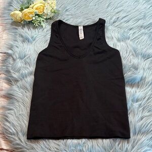 Athleta Black Seamless Tank sz XXS